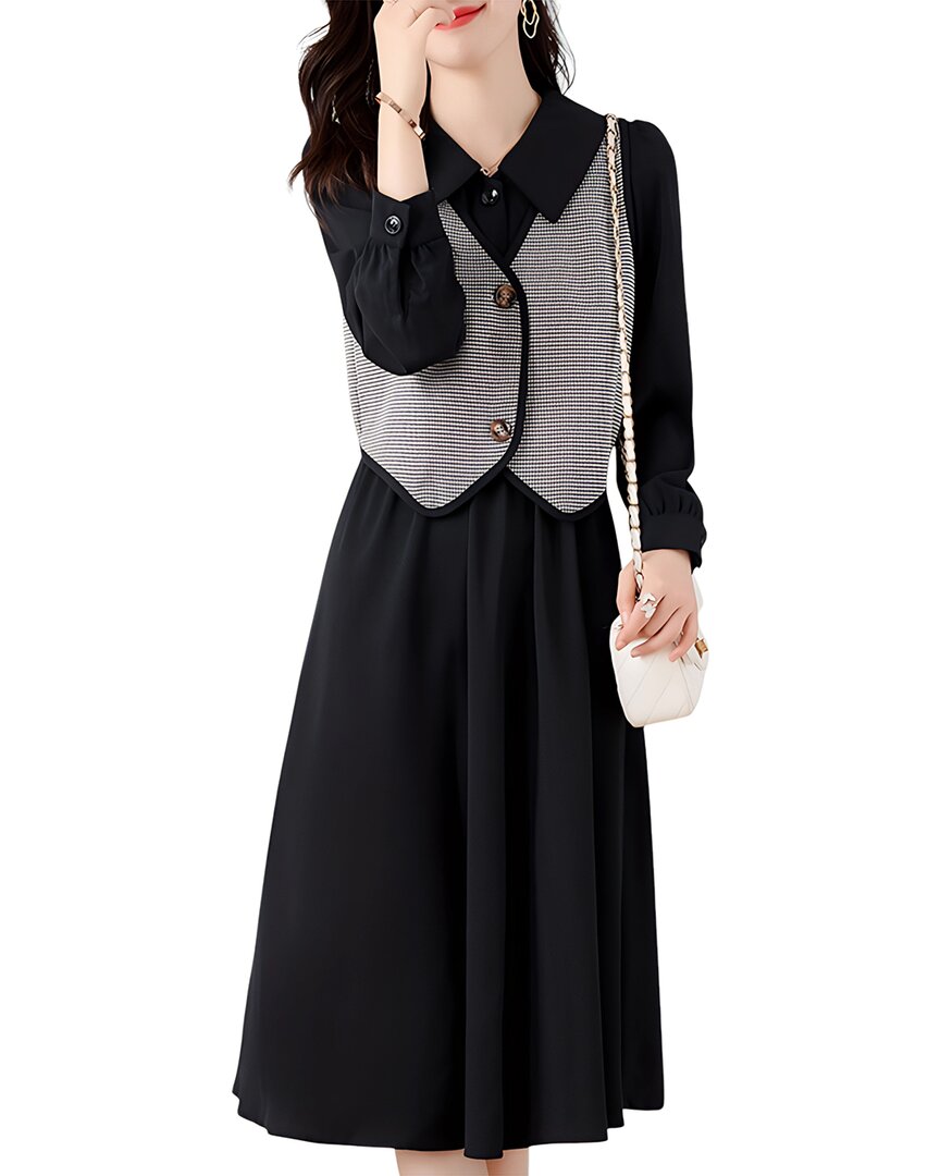 Elaine 2pc Vest & Dress Set