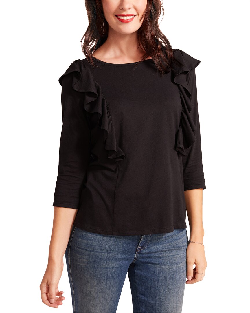 Image of NYDJ Flounce Sleeve Top