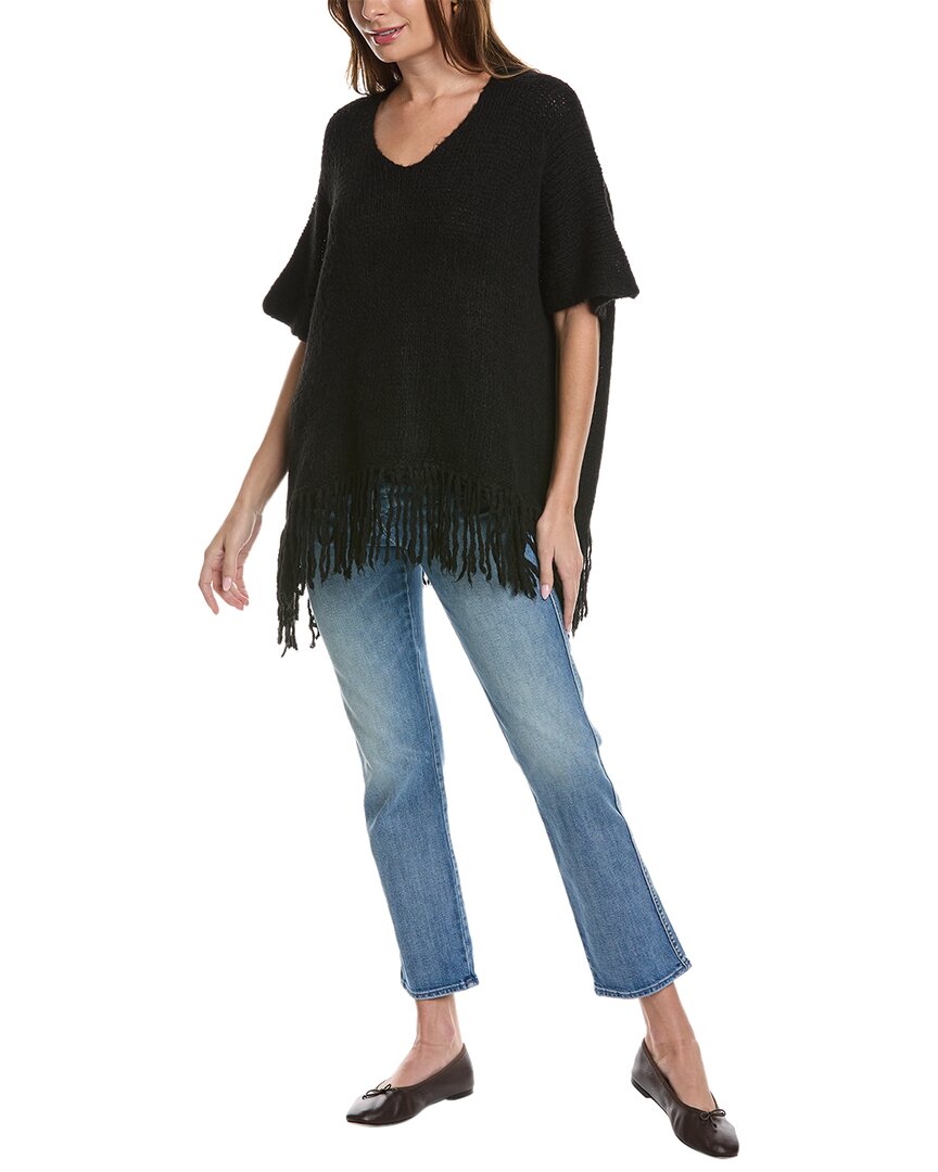 Shop Persaman New York Wool-blend Sweater In Black
