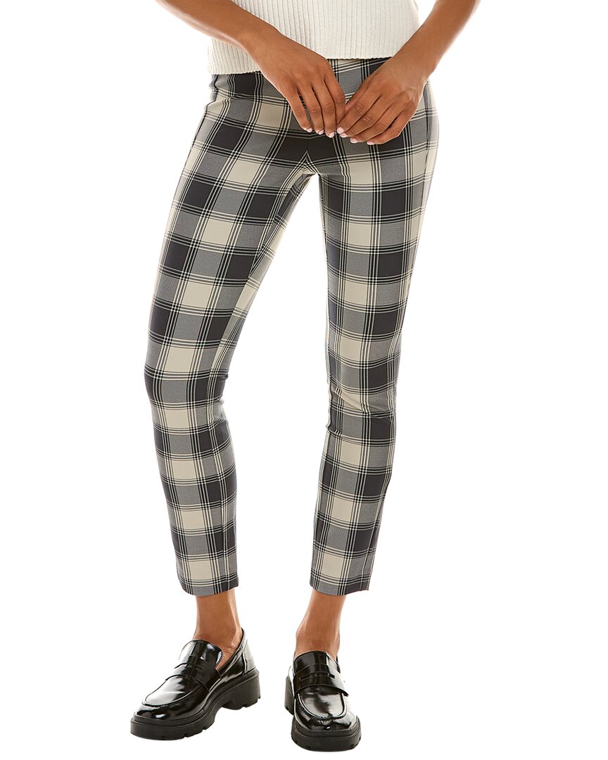 Rag & Bone Simone Check Skinny Pants In Grey
