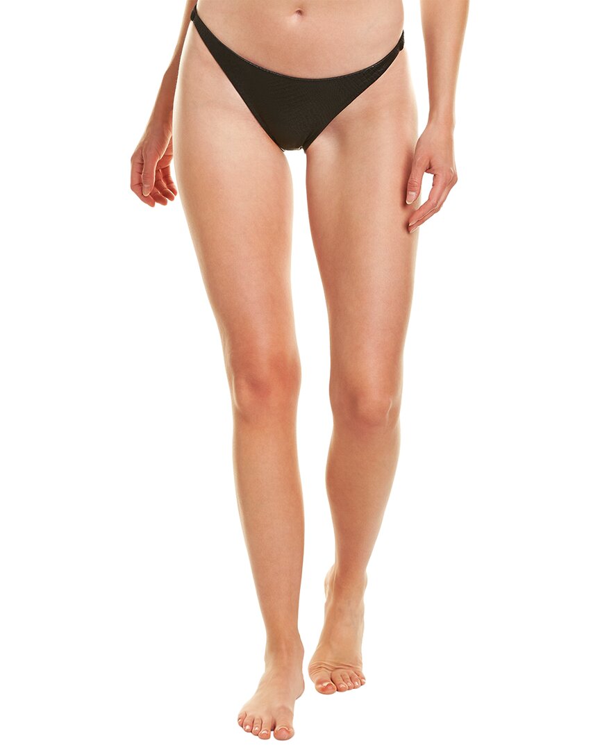 Onia Low-rise Bikini Bottom In Black
