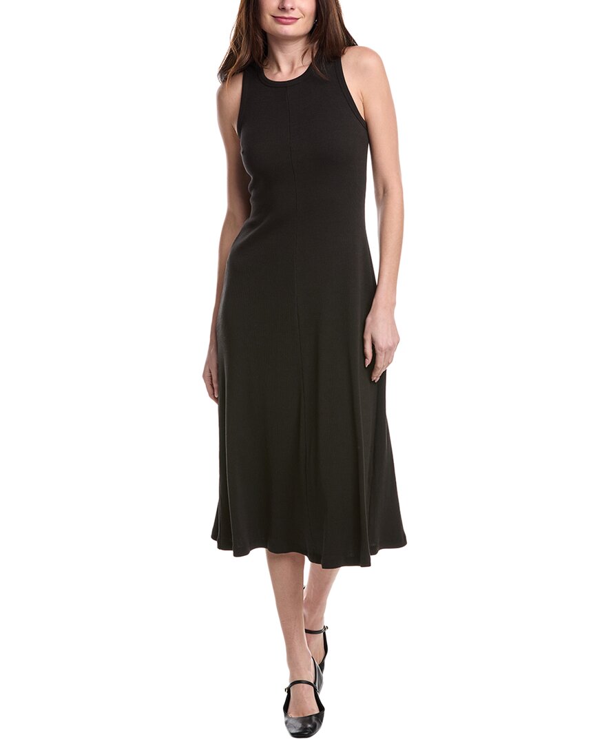 Theory Racer Midi Dress In Black