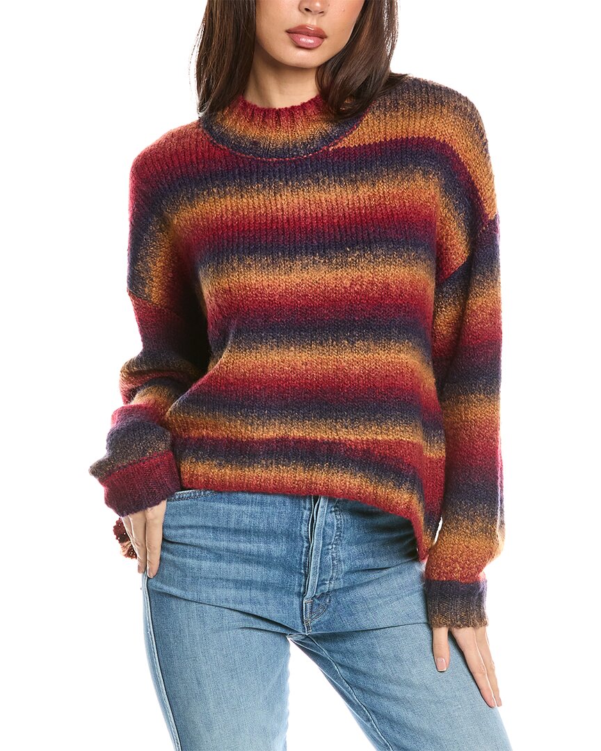 Shop Pistola Carlen Wool & Mohair-blend Sweater In Red