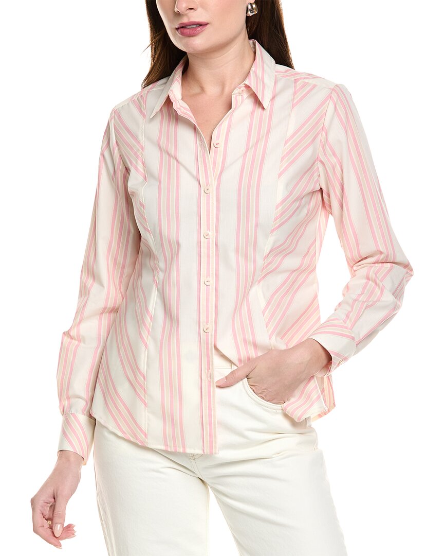 Foxcroft Riley Shirt In Pink