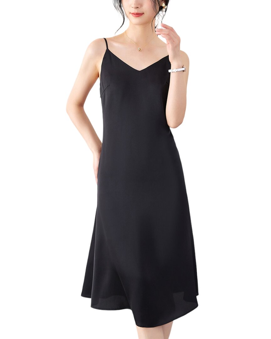 Ounixue Midi Dress In Black