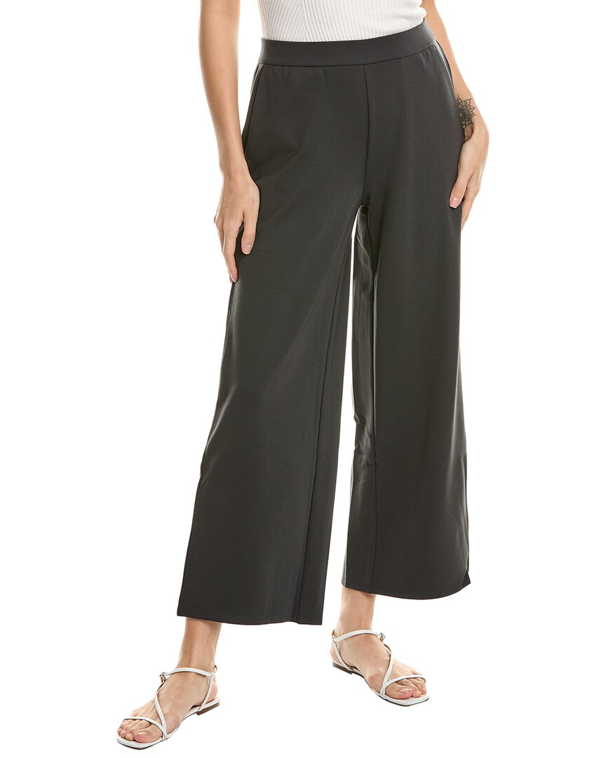 Shop Eileen Fisher Wide Ankle Pant In Gray