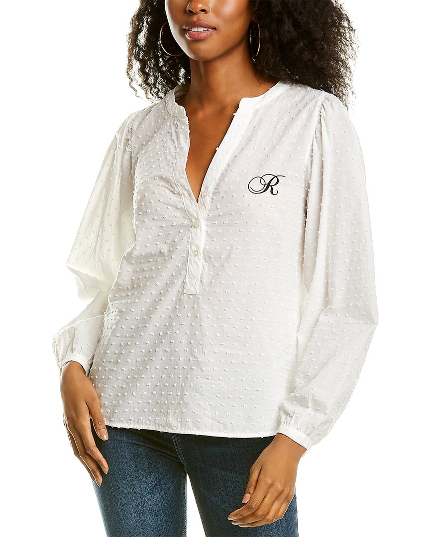 Блуза женская Ragdoll La с пышными рукавами, белая, Xs