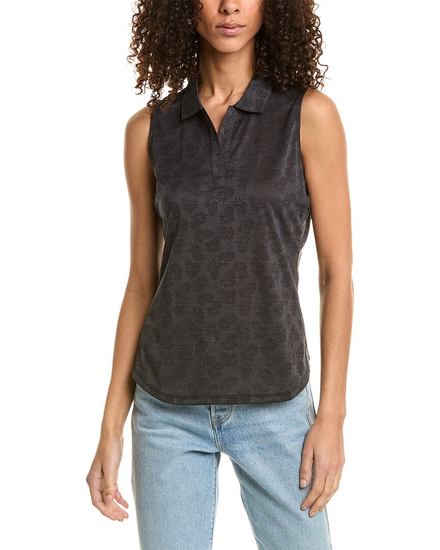 Tommy Bahama Palm Coast Pineapple Top In Black