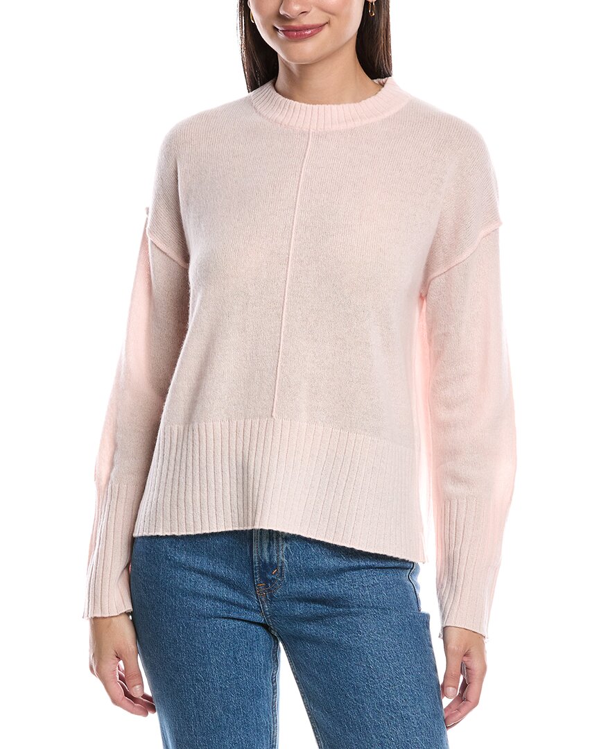 Alashan Cashmere Bungalow Boxy Cashmere Sweater In Pink