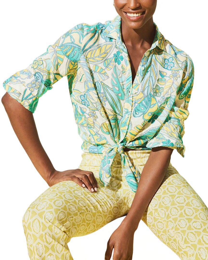 J.mclaughlin J. Mclaughlin Britt Linen Blouse