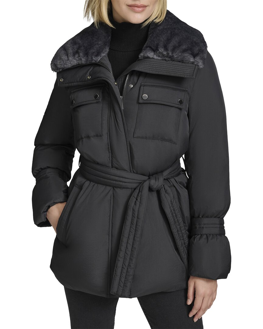 Andrew Marc Laken Jacket In Gray