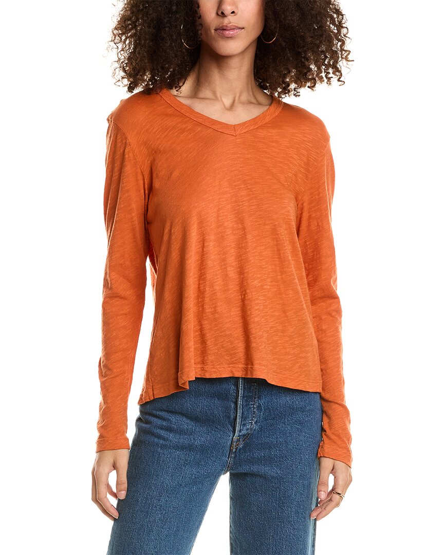 Shop Wilt V-neck T-shirt In Orange