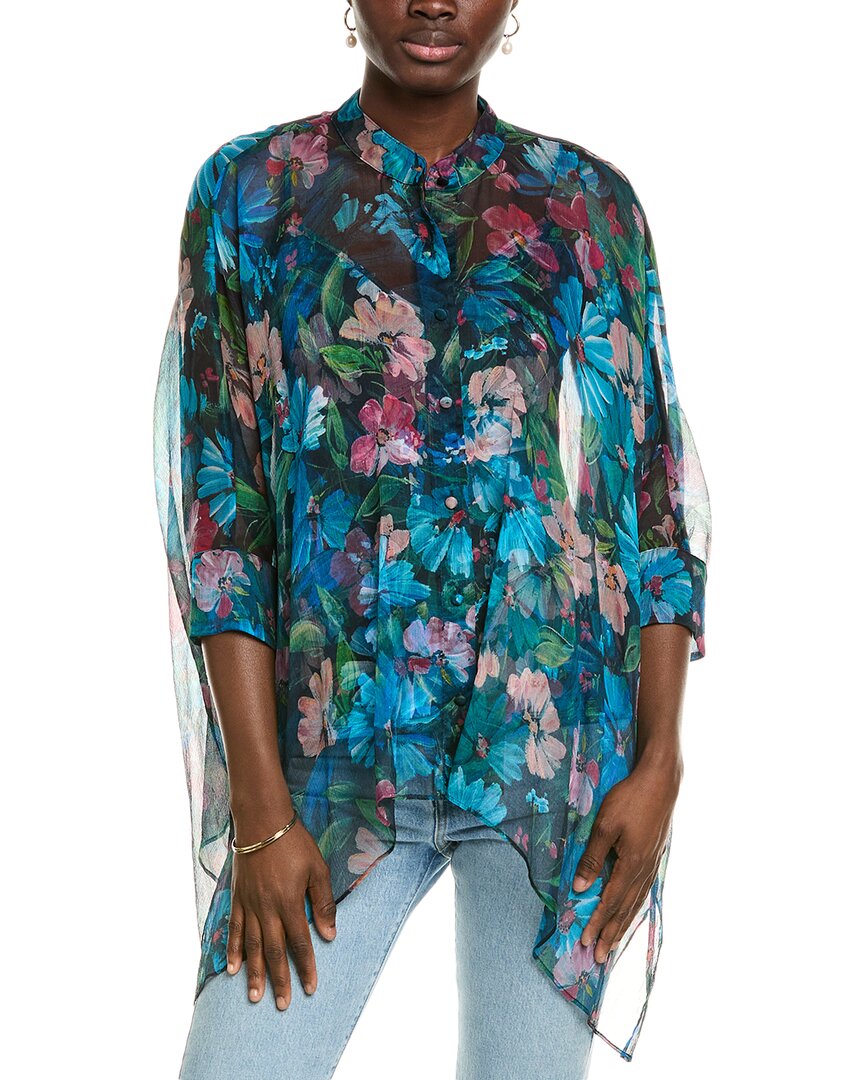 Johnny Was Katia Silk Blouse