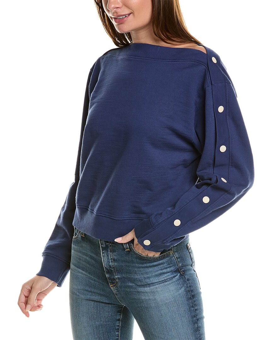 Shop Ag Jeans Cyra Sweatshirt In Blue