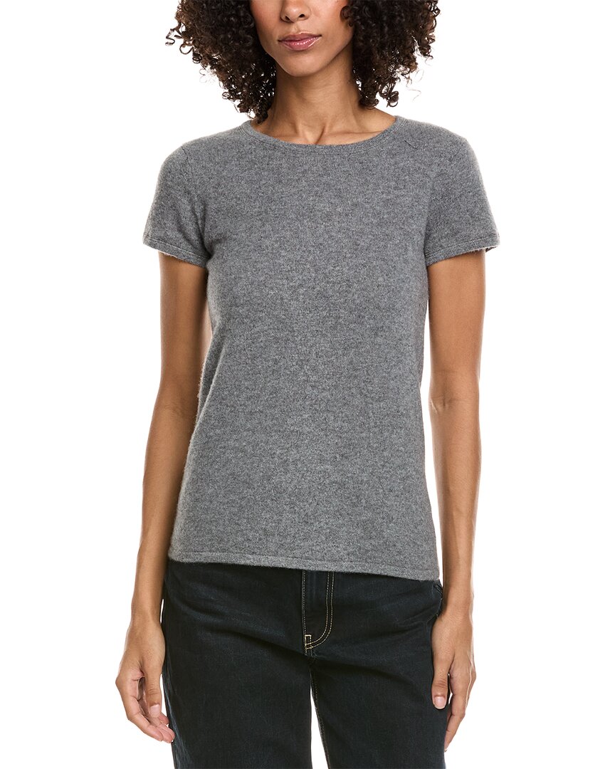 Incashmere Cashmere Top In Gray