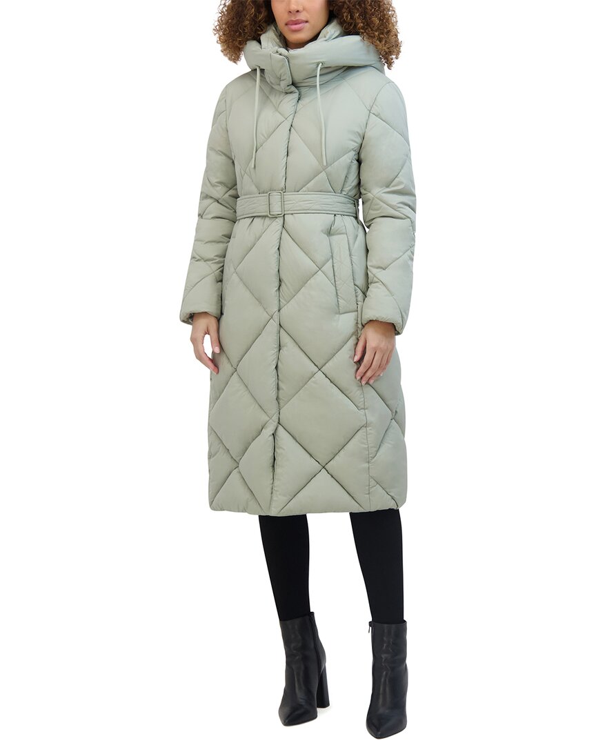 Kenneth Cole Hooded Puffer Coat