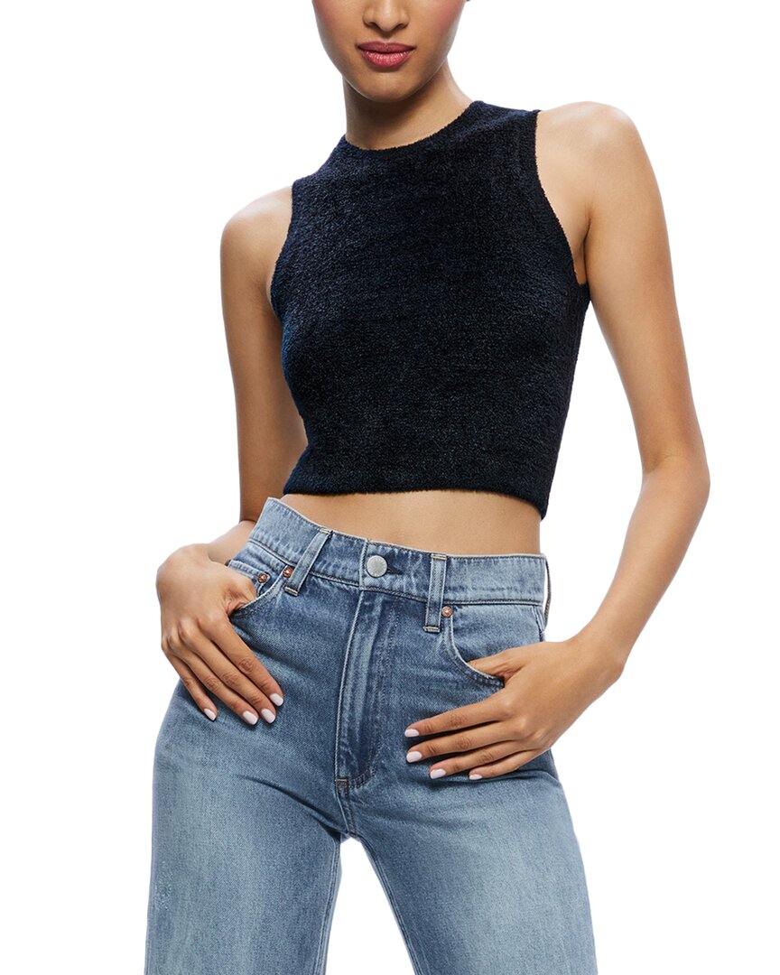 Alice And Olivia Alice + Olivia Amity Cropped Crew Top