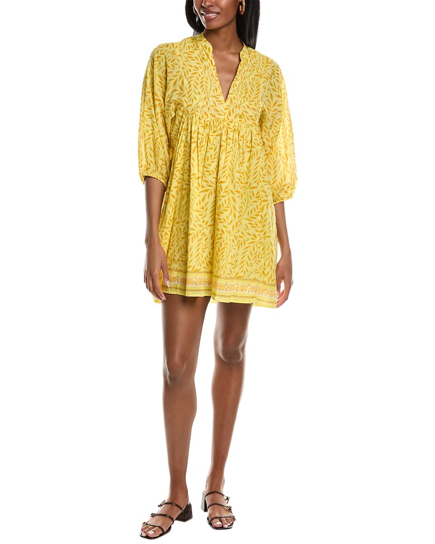 Shop Vanessa Bruno Takis A-line Dress In Yellow