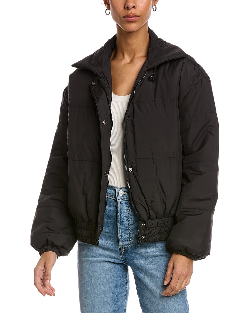 Shop Chaser Quilted Puffer Jacket In Black