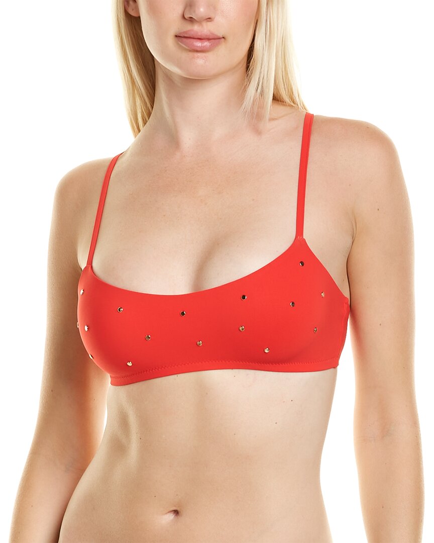 Shop Shan So Sexy Bikini Top In Red
