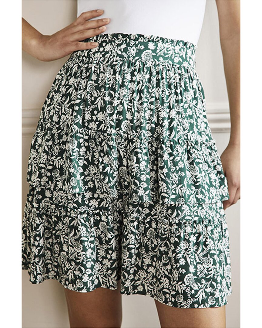 Shop Boden Multi Tiered Crepe Skirt