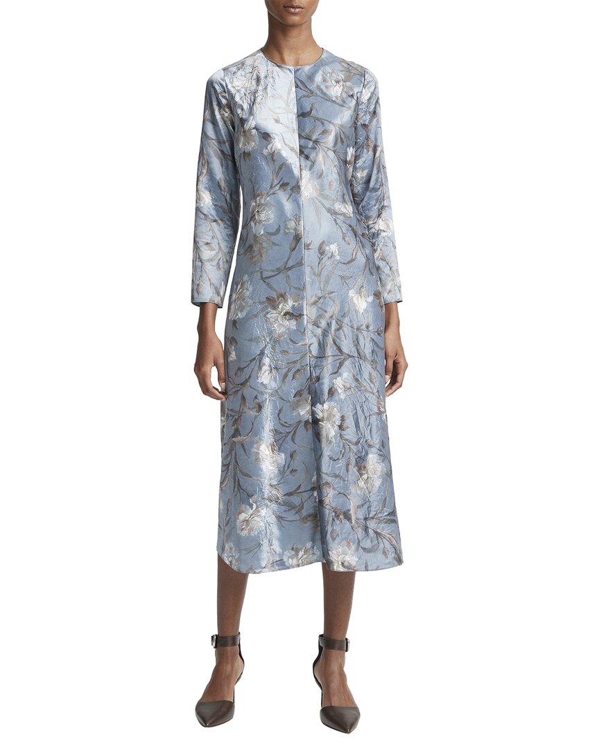Vince Night Carnation Crew Neck Dress