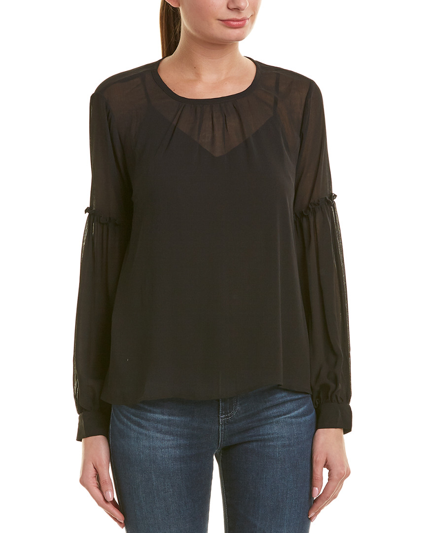 Image of Aiden Bishop Sleeve Blouse