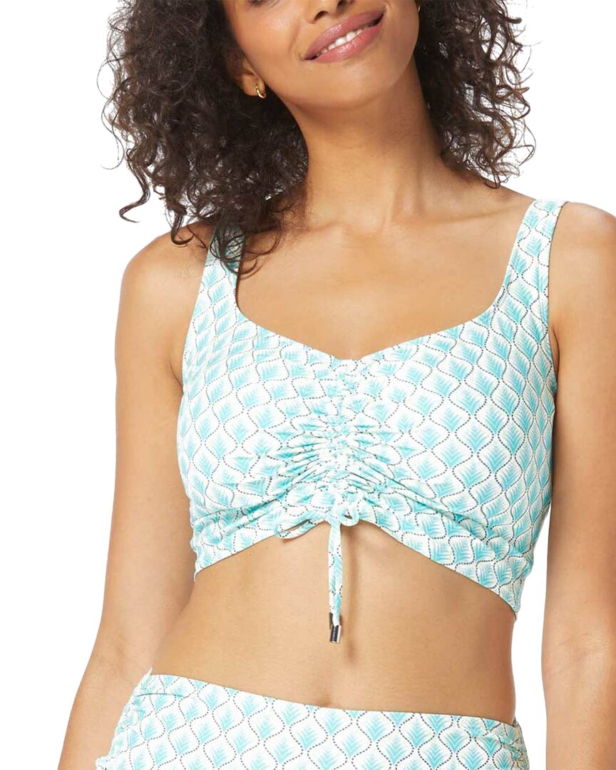 COCO REEF COCO REEF ELEVATE SHIRRED UNDERWIRE BIKINI TOP