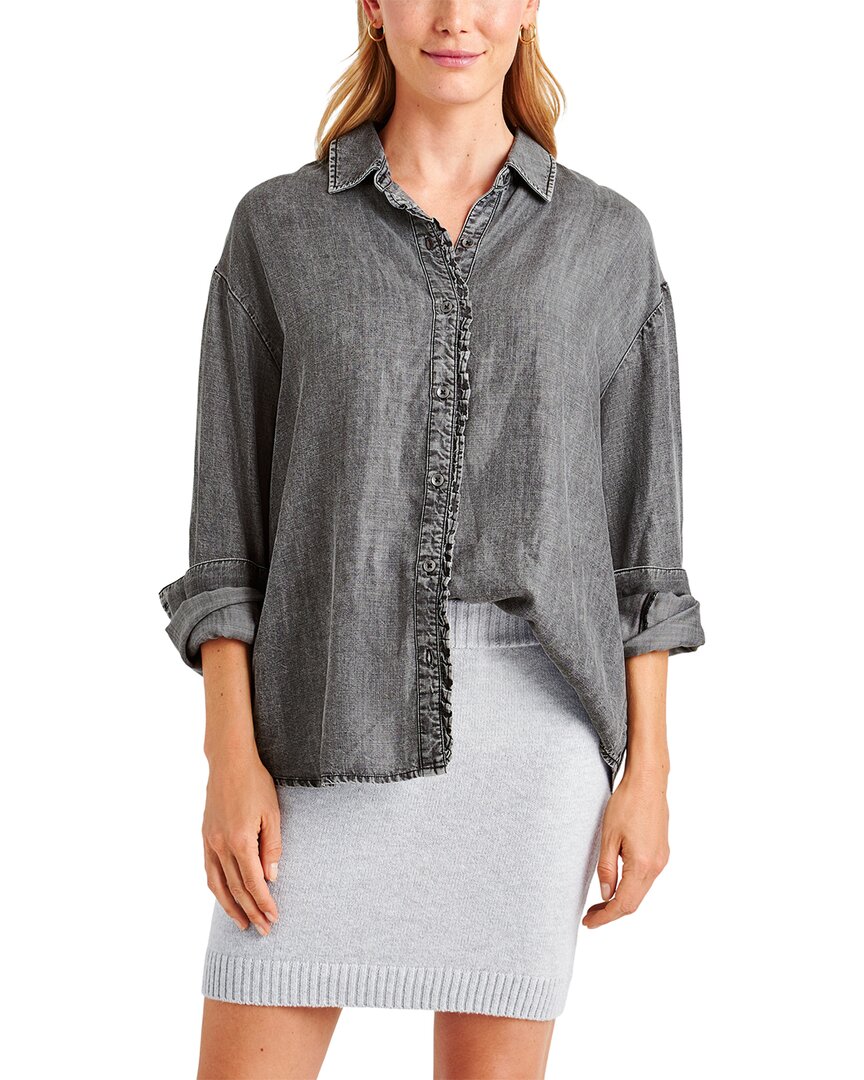 Splendid Lia Denim Button-up Shirt