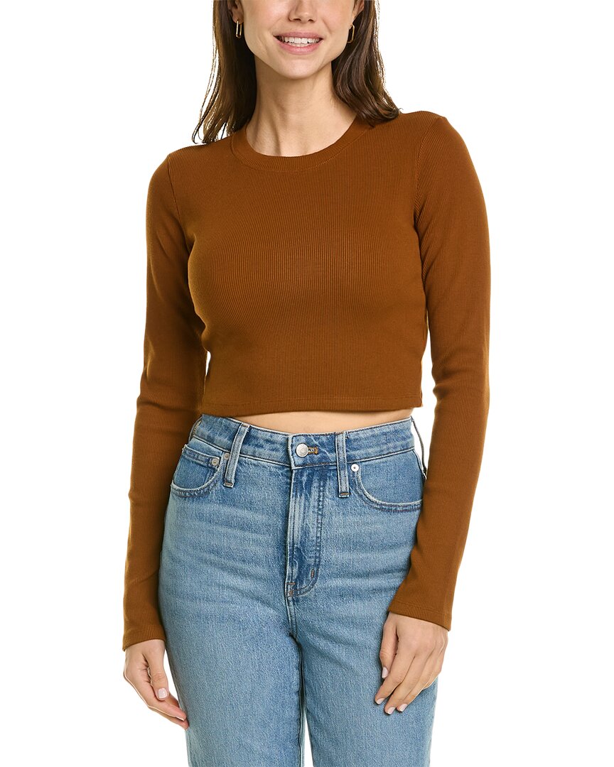 DONNI DONNI. RIBBED CROP TOP