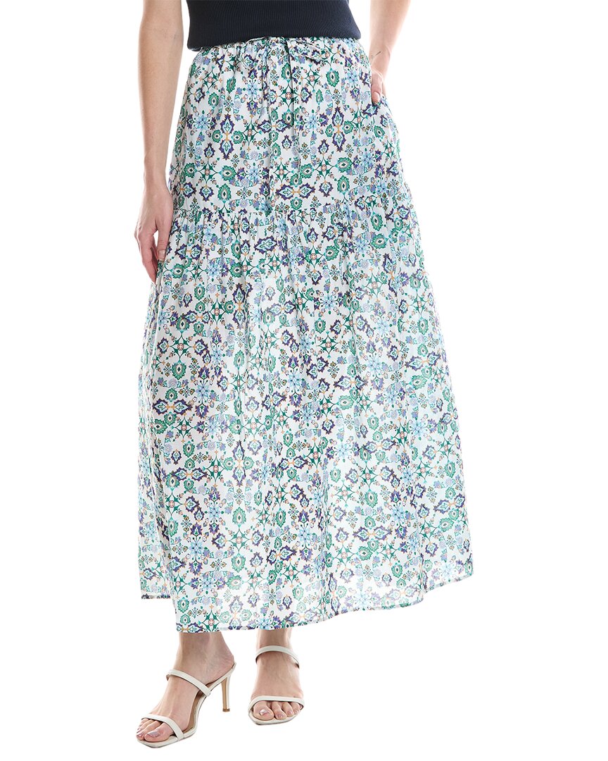 Shop Monte And Lou Monte & Lou Charmed Maxi Skirt In White