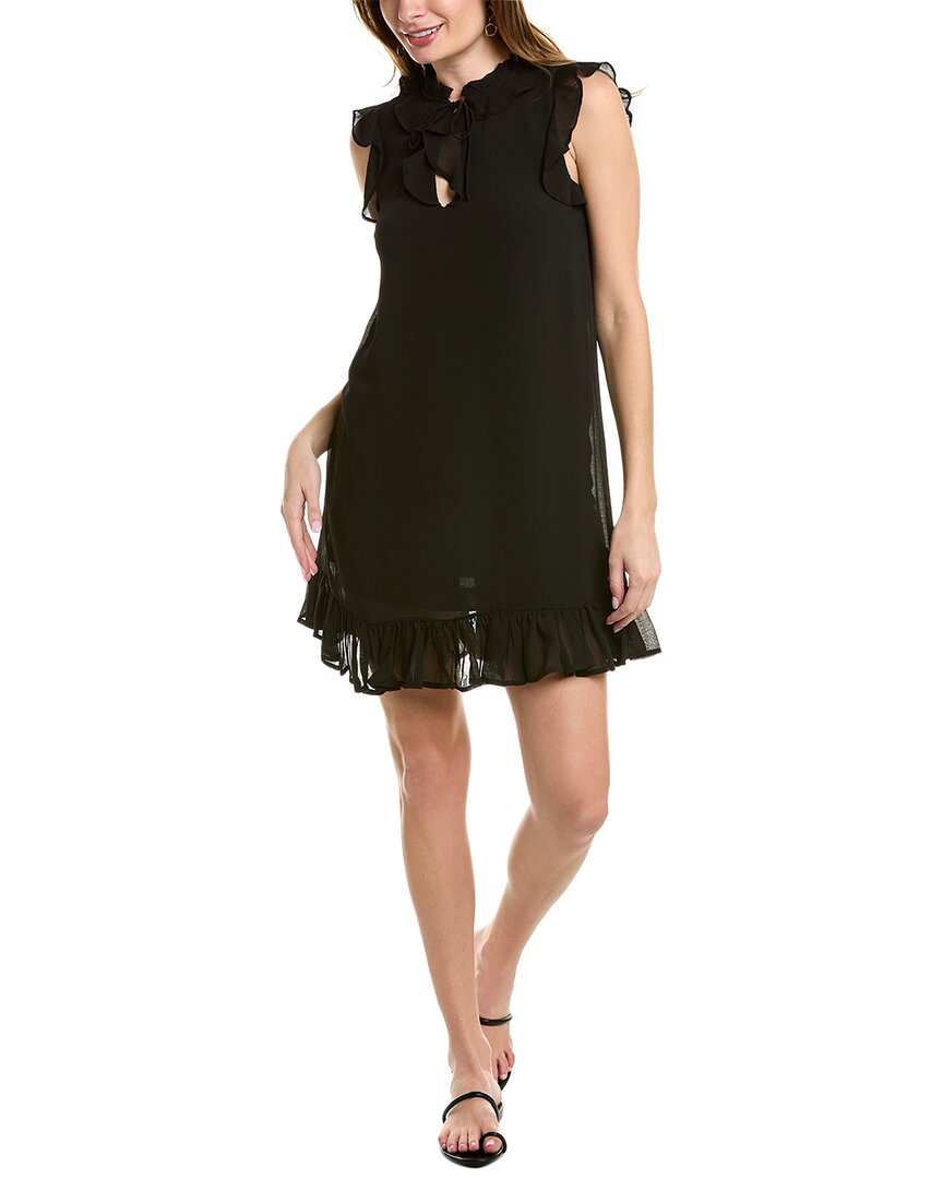 CECE BY CYNTHIA STEFFE FLUTTER HALTER MINI DRESS