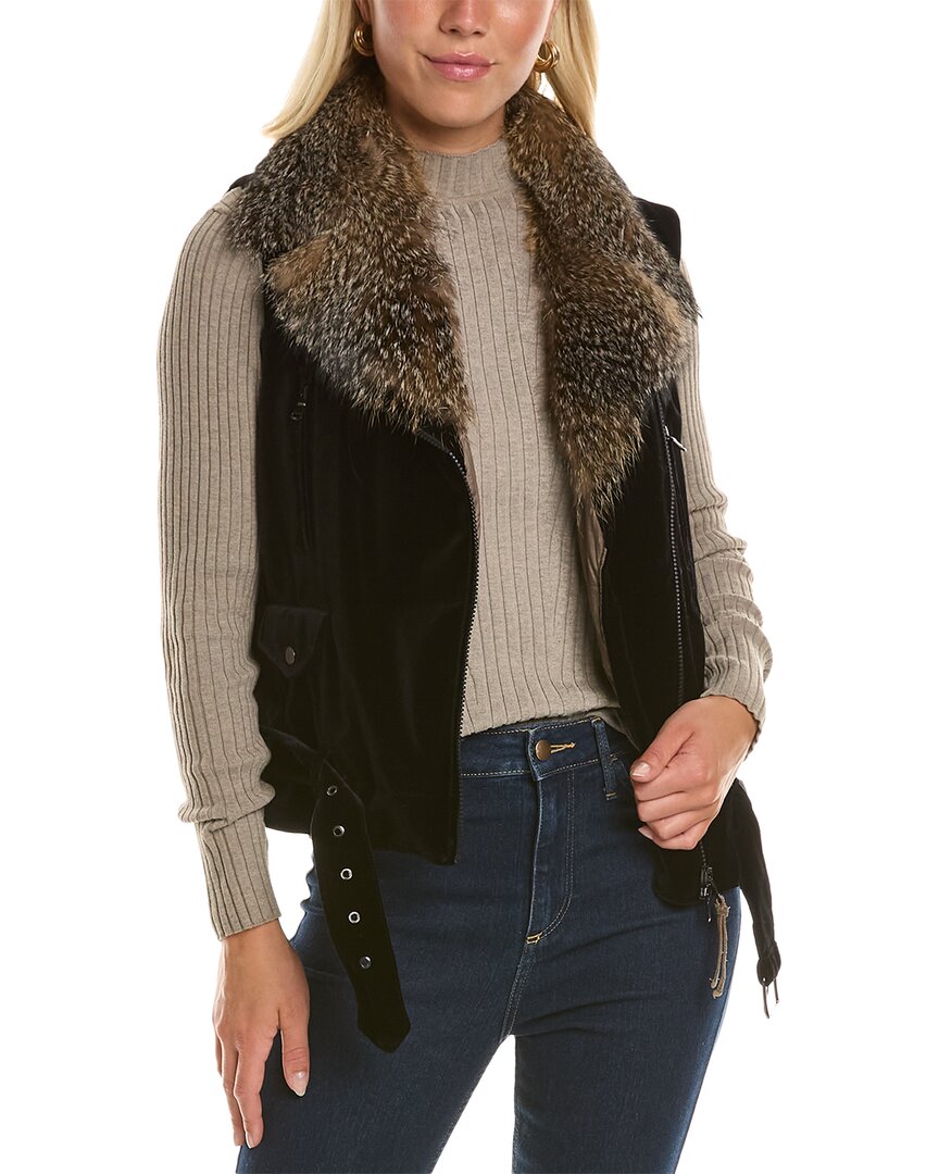 Shop Brunello Cucinelli Velvet Vest
