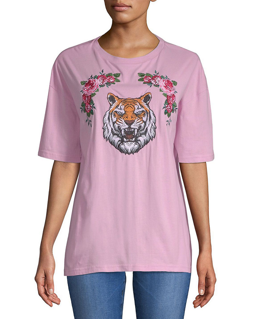 Image of Lea & Viola Tiger & Rose T-Shirt