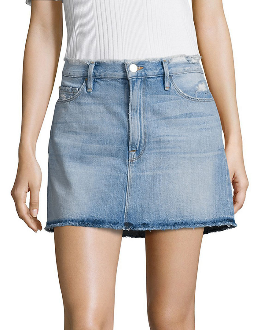 Image of FRAME Denim Le Frayed Mini Skirt