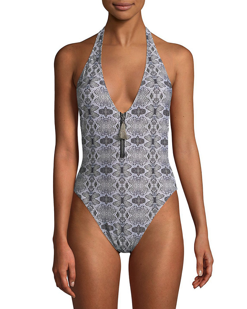 Image of Rachel Roy One-Piece Geometric-Print Swimsuit