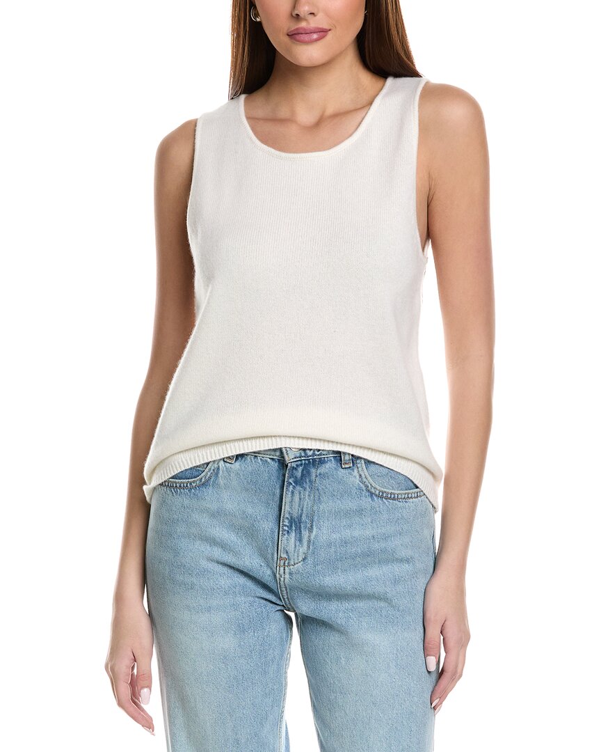 Lilly Pulitzer Amila Cashmere Sweater In White