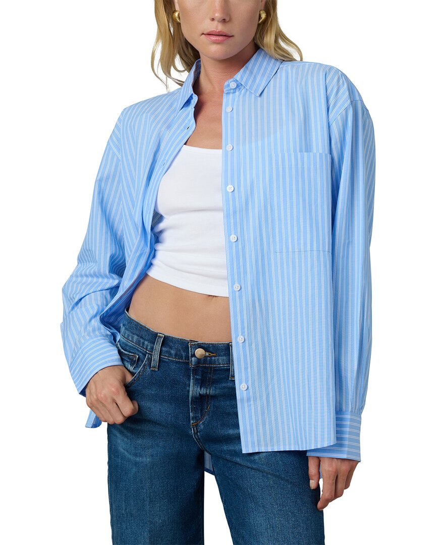 Joe's Jeans The Boyfriend Button-down Shirt In Blue