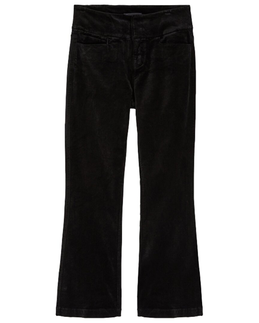 Paige High-rise Claudine Wide Flare Pant In Black