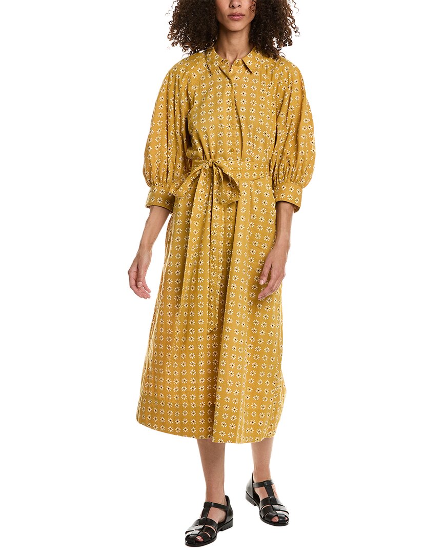 Shop The Great The Herd Maxi Dress In Yellow