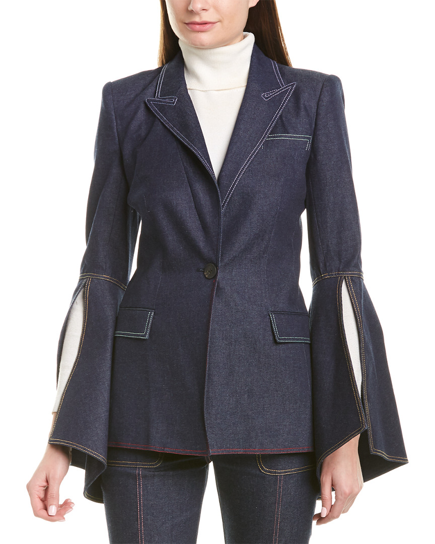 Image of PRABAL GURUNG Bell-Sleeve Blazer
