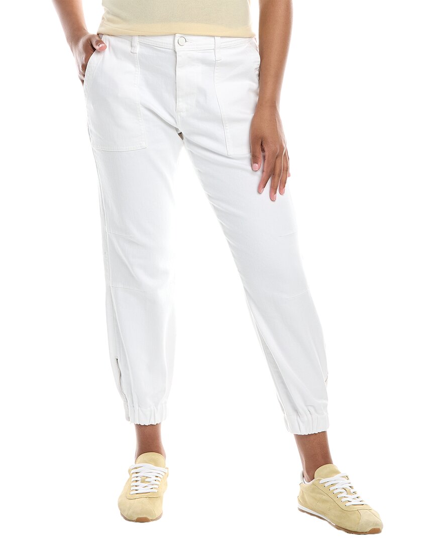 7 For All Mankind Darted Boyfriend Jogger Pant In White