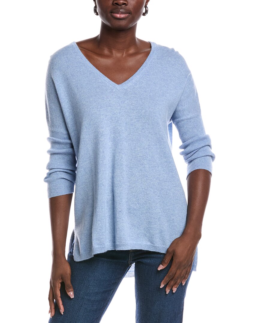 Scott & Scott London Miss Darcy Cashmere Sweater In Blue