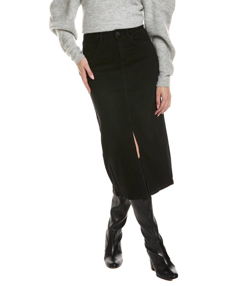 Joseph Ribkoff Denim Skirt In Black