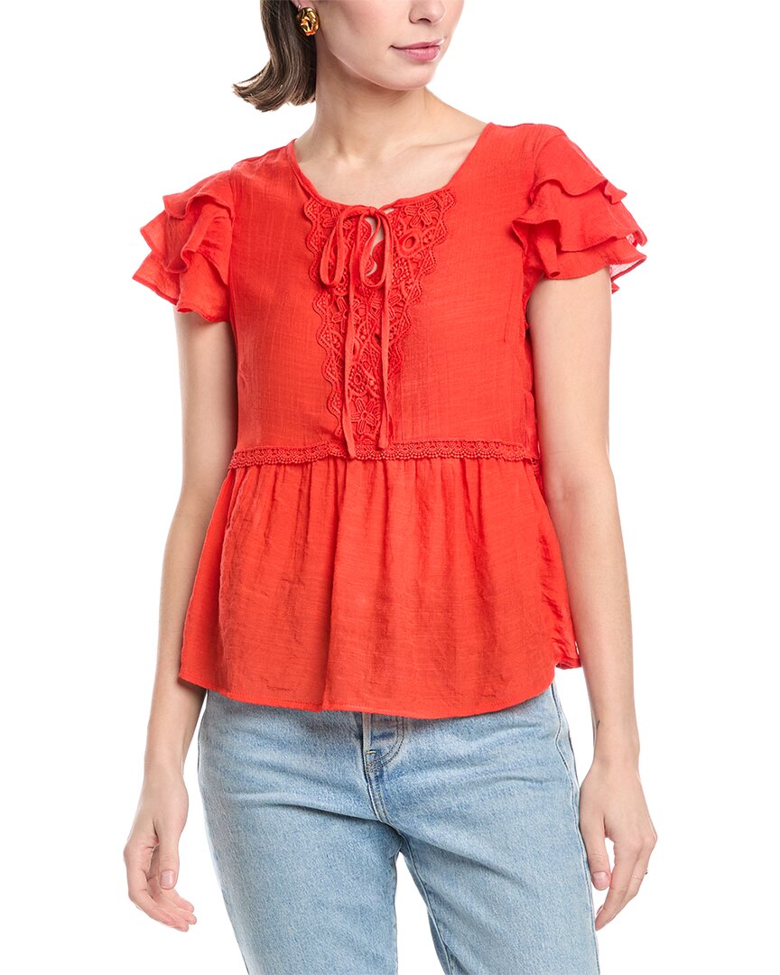Nanette Lepore Blouse In Red
