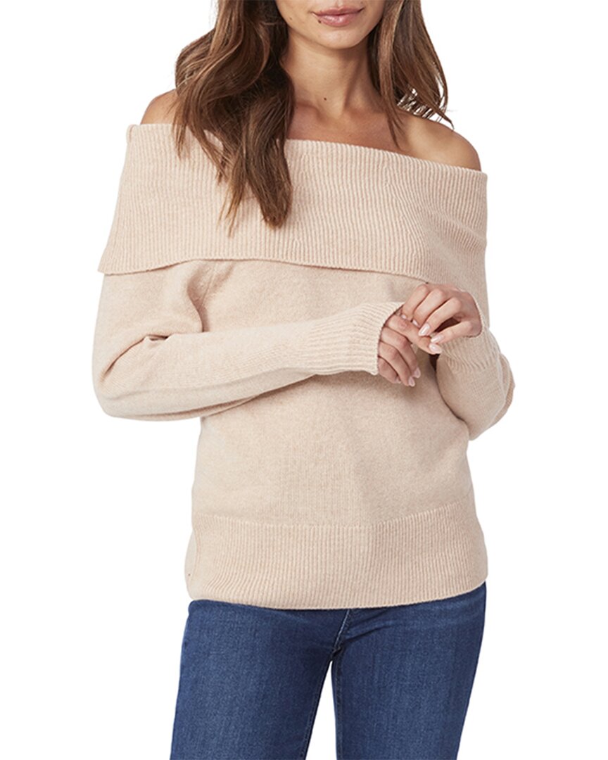 Paige Izabella Wool-blend Sweater In Neutral