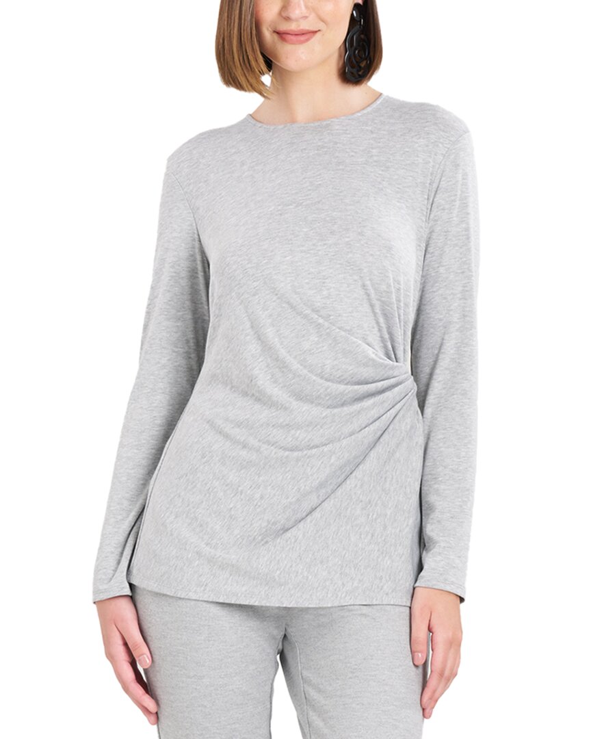 Natori Layering Jersey Side Gathered Top