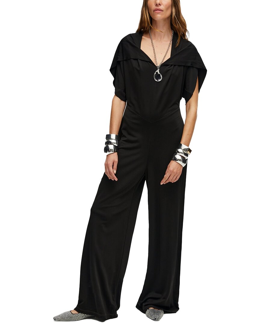 NOCTURNE NOCTURNE DRAPED JUMPSUIT