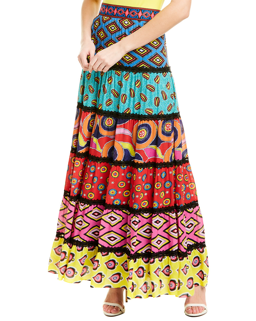 Image of alice + olivia Lesa Maxi Skirt