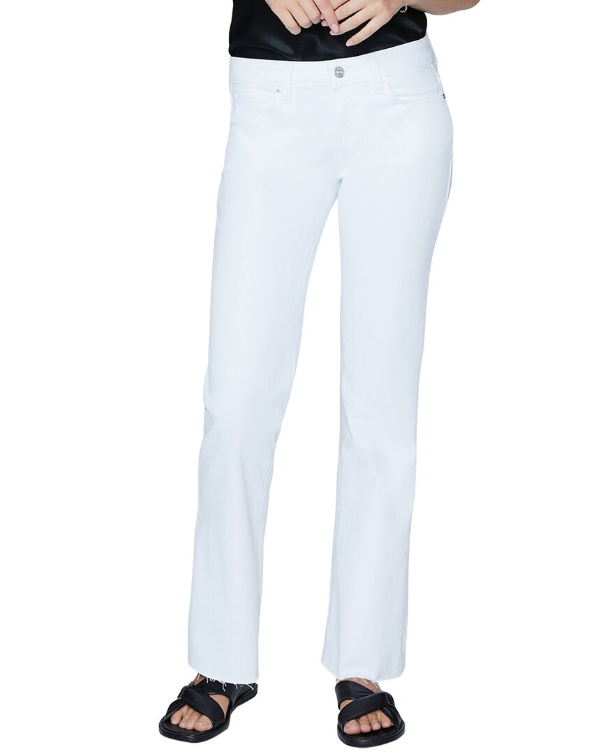 Shop Paige Sloane Crisp White Slim Trouser Jean